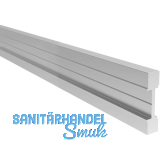 ECONOMY Entw�sserungsprofil f�r Bodenprofile 0011 FLEX ProXL, silber eloxiert