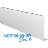 ECONOMY Abdeckprofil f�r Bodenprofil 0011 FLEX LIGHT, 2500 mm, silber eloxiert