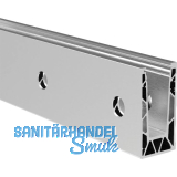 ECONOMY Bodenprofil 0005 verst. UNO FLEX zur vorgesetzten Montage, 2500mm,silber