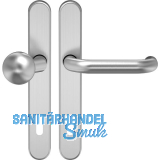 ECO Wechselgarnitur D 116 Schmalschild PZ92, VK 9 mm, Edelstahl