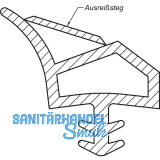 Innent�rdichtung AC 4689, Kunststoff graubeige