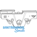 ROTO NX Getriebekasten zu Getriebestulp Dornma� 50 mm silber