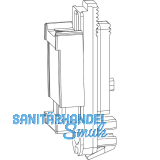 ROTO NX Schn�pper Fl�gelteil Holz/PVC silber