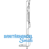 WINKHAUS Kantenriegel unten KUR.11, Stahl verzinkt silberf�rbig