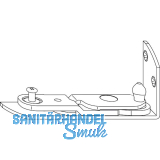 WINKHAUS Ecklager EL.H.SE.20-9.Z.LS Eurofalz 20, 9V, 130kg, mit Zapfen, links