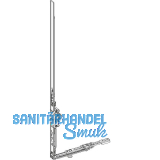 ROTO D-/DK-Getriebe konstant DM 15 mm Eckumlenkung 1S-P L=460/120 mm silber