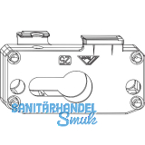 ROTO NX Schlosskasten PZ zu Getriebestulp Dornma� 50 mm silber