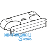 ROTO NT/NX Schlie�st�ck Holz Eurofalz 30 mm 13V Zink mit 2 Bohrzapfen