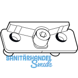 ROTO NT/NX Niveauschaltsperre Rahmenteil Holz Eurofalz 30 mm 13V 2 Bohrzapfen