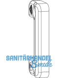 ROTO NT/NX Mittelschlie�er verdeckt Rahmenteil 07 Holz Eurofalz 30 mm Bohrzapfen