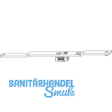 MACO Stulpverl�ngerung f�r Drehband MAMMUT 180 kg, L=170 mm, silber (202867)