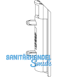 MACO Schmutzabdeckung Ecklagerband PVC, perlhellgrau/silber RAL 9022 (43651)