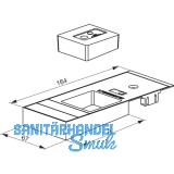 GU Timberstep Rahmen-Eckverbinder-Set unten IV68