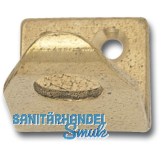 Schlie�blech zu Oberlichtschnapper ME, �berschlagh�he 22 mm, Messing natur