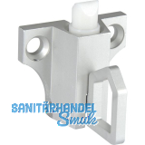 Oberlichtschnapper ALU Hebelzug und Falle aus Nylon silber