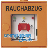 HAUTAU RWA Feuertaster FR 900 Si, 24 V, Aufputz, Kunststoff orange