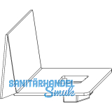 MACO MM Spaltabdeckung 13V, rechts oben, silber (357090)