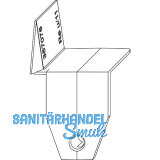 MACO MM Spaltabdeckung 13V, rechts unten, silber (357077)