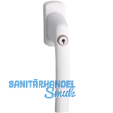 MACO Fenstergriff HARMONY - Sperrzylinder, VK 7x43 mm, Alu wei�