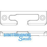 MACO Kippschlie�teil iS waagrecht Eurofalz 24 13V, f�r Bodenschwelle, rechts
