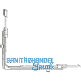 MACO MM Eckumlenkung variabel Kipp-Dreh 2 iS waagrecht verl�ngerbar silber