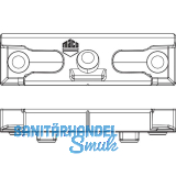MACO Schlie�teil iS 12L, Eurofalz 20 mm, 9V, mit Positionszapfen 8x4 mm, silber