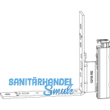 MACO Falzecklagerband DT160 mit �V, 12/20-13 mm, links, silber (227509)