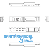 MACO MM Kipp-Dreh-Schlie�teil iS PVC 12/20-13, REHAU Geneo, rechts, silber