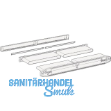 SIEGENIA Kanal-Set f�r Fensterl�fter Aeromat midi HY, Kunststoff schwarz RAL9011