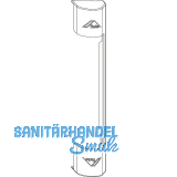 ROTO NX Abdeckkappe Axerlager P6/150 PVC R01.2 neusilber