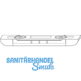 MACO Riegelschlie�teil mit 1 Schlitz, Falzluft 4 mm, Versatz 9 mm (55112)