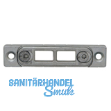 MACO Riegelschlie�teil Euronut 6/8/4, 2 Schlitze, 12L, silber (26610)