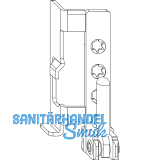 MACO Ecklager AS f�r Falzecklagerband mit �V, 12/18 mm, rechts, wei� (207904)