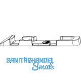 MACO Kippschlie�teil senkrecht, Falzluft 12 mm, Eurofalz 18 mm, 9V, uni (33981)
