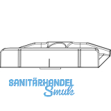 MACO Schlie�teil Falzluft 12 glatt Eurofalz 18 mm 9V silber (34980)