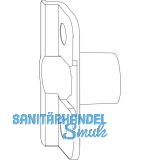 MACO Anpressverschluss einbohrbar Rahmenteil, Eurofalz 24 mm 13V (357741)