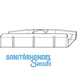 MACO Schlie�teil Falzluft 12 glatt Eurofalz 20 mm 9V silber (34981)