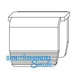 MACO Befestigungsklammer f�r Stulpfl�gelgetriebe Euronut (94035)