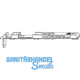 MACO Kantriegel unten, Euronut, L=170 mm, silber (52504)