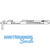 MACO Kantriegel unten, Eurofalz FT 18 mm, 9V, L=170 mm, silber (55167)