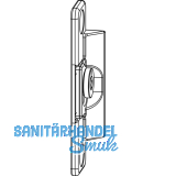 MACO Anpressverschluss verdeckt Fl�gelteil 9V ohne Beschlagsnut (220220)