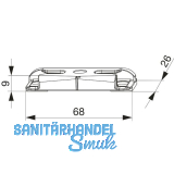 MACO Schlie�teil iS PVC 12/20-13, TROCAL Innonova 2000, silber (362175)