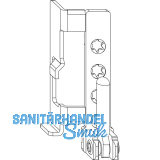 MACO Ecklager AS f�r Falzecklagerband mit �V, 12/18 mm, rechts, silber (54690)