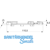 MACO Kippschlie�teil PVC 12/20-13, ALUPLAST/REHAU/SCH�CO, links, silber
