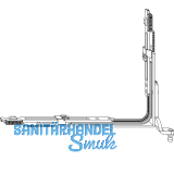 MACO MT Ecklagerband f�r Rundbogen TV, rechts, Versatz 13 mm, 60 kg (55353)