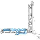 MACO Falzecklagerband TV, Versatz 13 mm, rechts, 100 kg (58131)