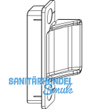 MACO Anpressverschluss verdeckt fix PVC, Fl�gelteil, 13V, universal, silber