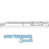 MACO Schlie�teil Standard f�r Kantenverschluss PVC 12/20-13, SCH�CO, silber