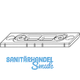 MACO Riegelschlie�teil Falzluft 12 mm glatt, Eurofalz 24 mm,13V (203329)