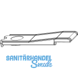 MACO MM Adapterteil gerade Stanzung, silber (352980)